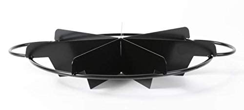 HAWOK 7-Slice Pie Cutter and Cake Divider, Press-Style Carbon Steel Tool for Pie, Cake and Pizza up to 10 inch