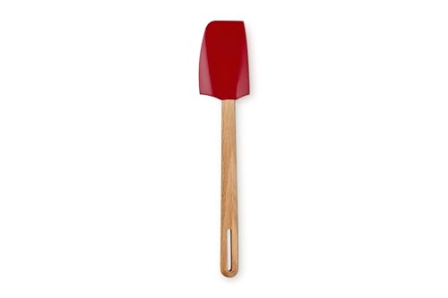 Le Creuset Silicone Signature Medium Spatula, Cerise - color: Cerise, style: Medium Spatula