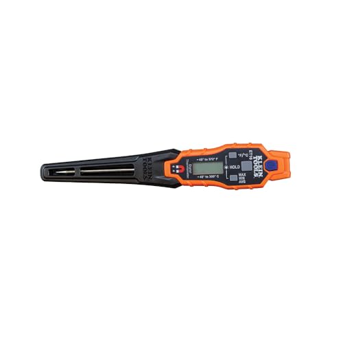 Klein Tools ET10 Magnetic Digital Pocket Thermometer, Fahrenheit/Celsius - style: Magnetic Digital
