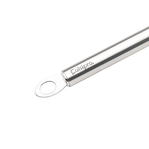 Cuisipro 8-Inch Silicone Flat Whisk, Red