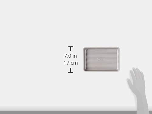 USA Pan Bakeware Mini Sheet Pan, Warp Resistant Nonstick Baking Pan, Aluminized Steel - size: Set of 1, style: Mini Sheet Pan