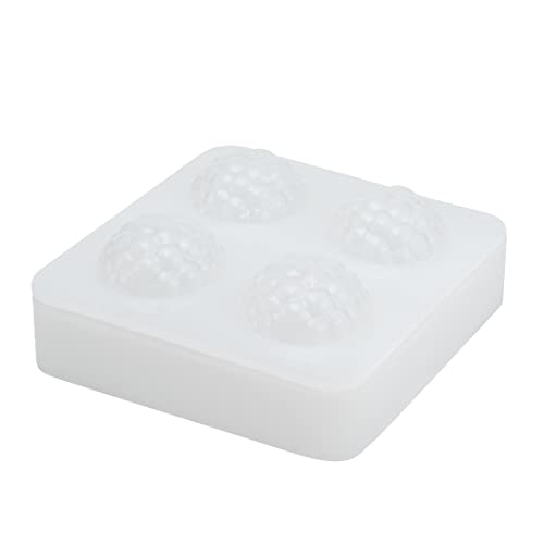 Pastry Tek 4 Cavities Fruit Silicone Molds, 10 Oven-Ready Berry Molds - Flexible, Freezable, White Silicone Lychee Berry Molds, Easy Release, For Baking - size: 10 Count, style: Lychee