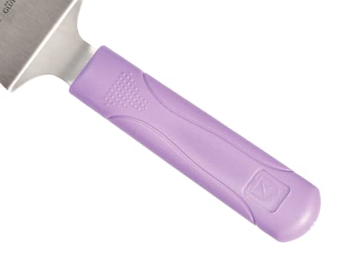 Mercer Culinary Millennia Pie Server/Spatula, 5 Inch x 2 Inch Blade, Purple Handle, - color: Purple, size: 5 x 2-Inch Pie Server