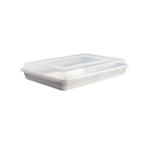 Nordic Ware Natural High Sided Sheet Cake Pan, Silver