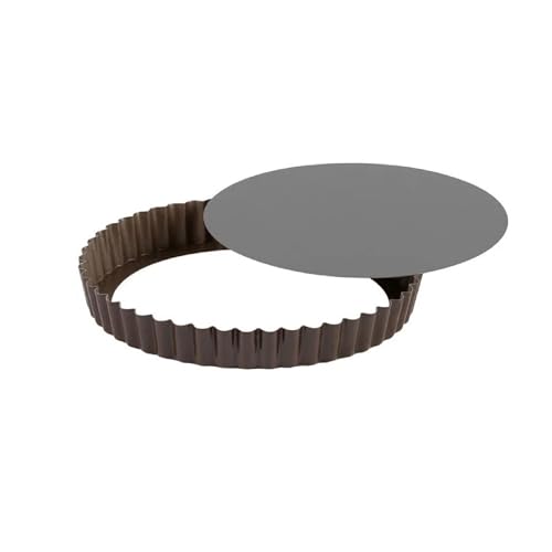 Gobel - Fluted Tart & Quiche Pan, Non-Stick, Removable Base, 10.2 in - size: 10 1/4"