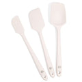 Improved Spatula, Skinny Spatula, Spoonula in Designer White, Silicone Spatula Set 3 Piece, Off-White