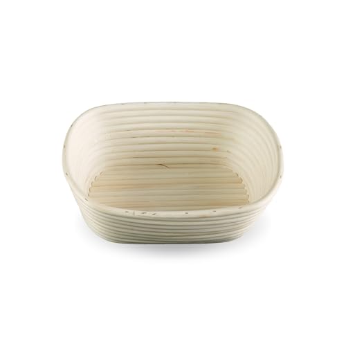 Frieling Proofing Basket, Brotform Bread Rising Banneton and Serving Basket, Oval, 11-Inch 10-Inch by 7-Inch - size: 10" x 7"
