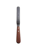 Professional Cake Decorating Tools - Stainless Steel 6.5" Offset Cake Spatula - Icing Spatulas with Wood Handle (6.5 inch) - size: 6.5 inch (Single)