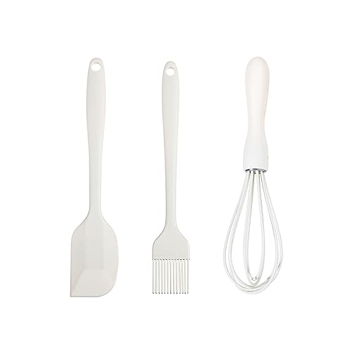 Kitchen tools for cooking 3pcs set-Silicone Pastry Brush Baking Brush,Whisk, Spatulas