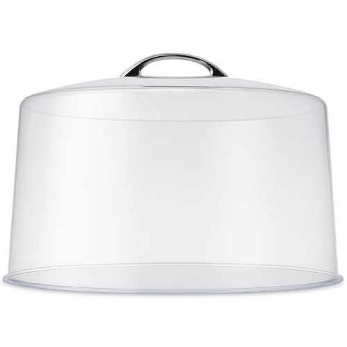 Winco Clear Cake Stand Cover, 12" Round