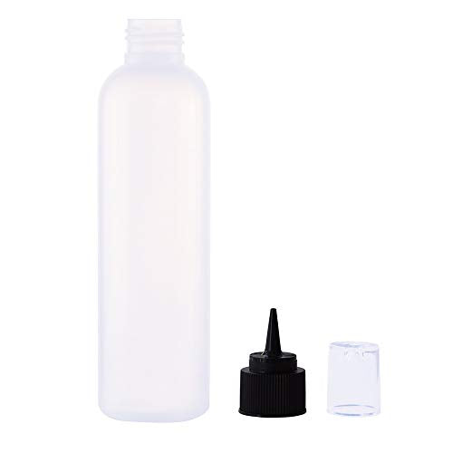 Kingrol 20-Pack Easy Squeeze Writer Bottles, 4 Ounces Soft Applicator Bottle for Paint, Glue, Glaze, DIY Craft, Art