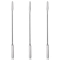 3 Pcs Small Metal Spatula, Lab Spatula, Double Ended Micro Spatula, Stainless Steel Mini Spatula, Square/Round End Spatula, Makeup Spatula Tool for Mixing Cosmetics - color: 3 Pcs