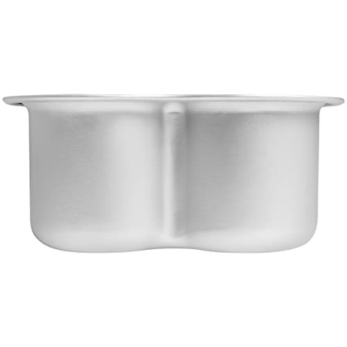 Fat Daddio's PHT-83 Anodized Aluminum Heart Cake Pan, 8 x 3 Inch - size: 8 x 3 Inch, style: Solid Bottom
