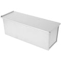 Luxshiny Loaf Pan with Lid Non-Stick Aluminum Plated Alloy Silver