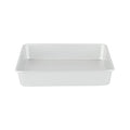Restaurantware Square Aluminum Cake Pan - 10 x 10 x 2 Inch - Professional Brownie Pan - Straight-Sided Baking Pan - Even Heat Distribution - Silver - size: 10"