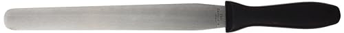 Fat Daddio's Stainless Steel Straight Spatula, 10 Inch, Black, Silver - size: 10 Inch, style: Straight Spatula