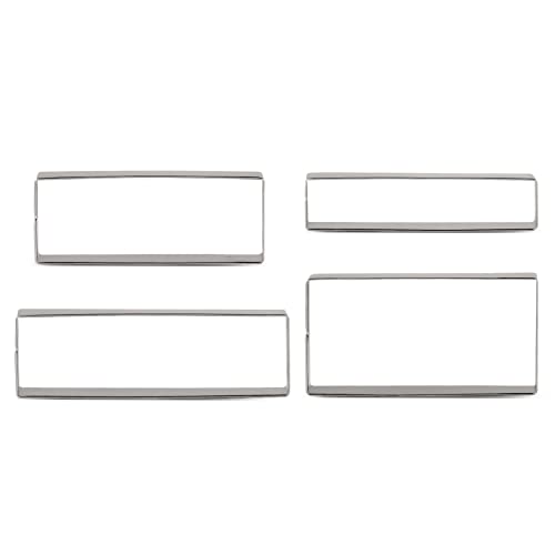 LILIAO Rectangle Cookie Cutter Set of 4-Piece, 4 Different Sizes