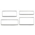 LILIAO Rectangle Cookie Cutter Set of 4-Piece, 4 Different Sizes