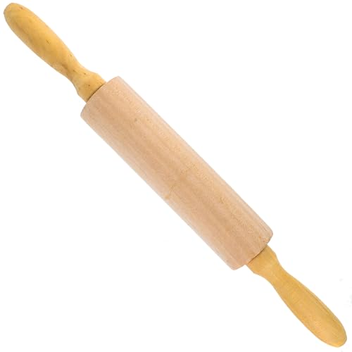 Beille Classic Bakers Solid Lotus Wood Rolling Pin for Pie Crust Pizza Dough Cookies Kitchen Essentials (2 Sizes) (15 Inch) - size: 15 Inch