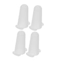 Silicone Piping Tip Protectors 4 Pack White for Icing - size: 4.80X2.80X2.80CM