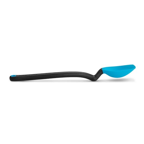 Dreamfarm Mini Supoon Non-Stick Sit-Up Silicone Scraping Cooking Spoon, Jar Scraper Measures 5ml Tsp - 8" Dreamfarm Blue - color: Blue, size: Mini