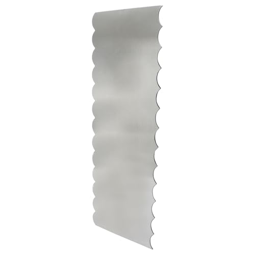 Stainless Steel Cake Scraper, 8.7" x 3.11"