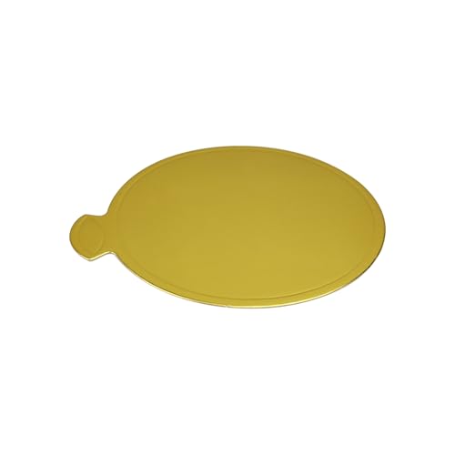 50 Pcs Mini Cake Boards, 3.1 Inch Mousse Cake Boards Cake Base for Mini Cake Dessert Mousse Cake Chocolate Cake (Gold) - color: Gold, size: Small Round-50Pcs
