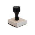 Infusion Traditional Wood Stamp with Black Wood Handle (3" x 3") - size: 3" X 3"