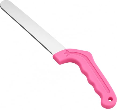 FLOFARE Floral Foam Knife for Professional Cutting of Flower Foam Blocks Useful for Fresh & Artificial Flower Arrangements, Florist Supplies for DIYs, Arts, Crafts & Weddings - 14.2 inch Pink - size: 14.2" Florist Knife