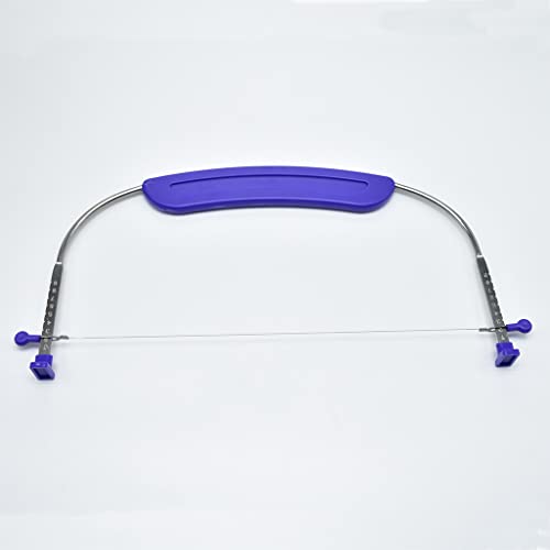 Kitchen Baking Tools Adjustable Cake Levelers Wire Cake Slicer Levelers With Handle Stainless Steel For Wedding Birthday Cake Leveler Cutter Slicer 12 Inch Professional Cake Leveler Adjustable Cake