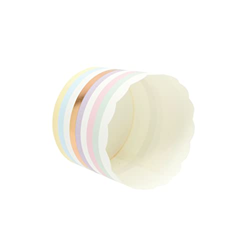 Sparkle and Bash Cupcake Liners - Pastel Paper, 2.2 In, 50 Count - Decorative Paper Baking Cups for Birthday, Home Baking & Bridal Showers - size: 2.2 inches