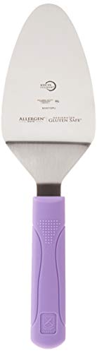 Mercer Culinary Millennia Pie Server/Spatula, 5 Inch x 3 Inch Blade, Purple Handle - color: Purple, size: 5 x 3-Inch Pie Server