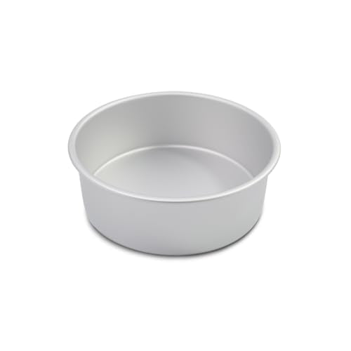 8×3 Inch Cake Pans, Aluminum Round Cake Tin, Baking Cake Pan for Wedding, Party, Family Occasions, Chocolate, Bread. (Round, 8×3 Round Cake Pan) - color: Silver, size: 8 x 3 Inch Round Cake Pan