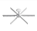 Soro Essentials- 6-Cut Aluminum Pie and Cake Marker- Guideline and Portion Divider Cake Cutter Silver Pie Slice Cutter Baking Tools Kitchen Accessories Cook Supplies for Cheesecake Pizza - size: 6-Cut