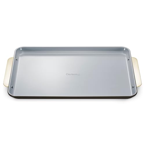 Caraway Non-Stick Ceramic-Coated 18" x 13" Baking Sheet - color: Black, size: Large 18" x 13"