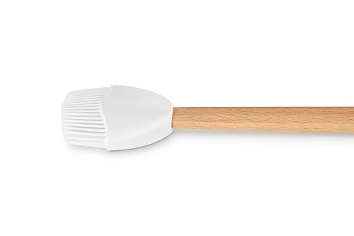 Le Creuset Silicone Signature Basting Brush, White - color: White, style: Basting Brush
