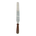 Update International ICS-14 14" Stainless Steel Straight Icing Spatula, S/Blade & Brown Plastic Handle