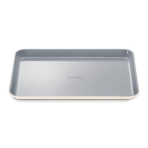 Caraway Non-Stick Ceramic-Coated 15" x 10" Baking Sheet - color: Cream, size: Medium 10" x 15"