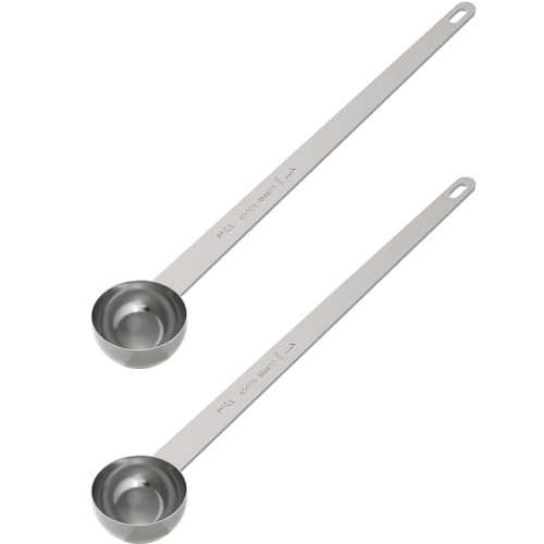 2PCS Extra Long Handle Coffee Scoop, 1Tbsp(15ml) Measuring Spoon - size: 1tbsp