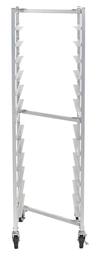 CenPro Commercial Fully Welded Nesting 12-Tier Aluminum End Load NSF Bun/Sheet Pan Rack | Bakeries, Caterers, Kitchens, Restaurants | (#28W-124) - size: 12-Pan Nesting, Welded