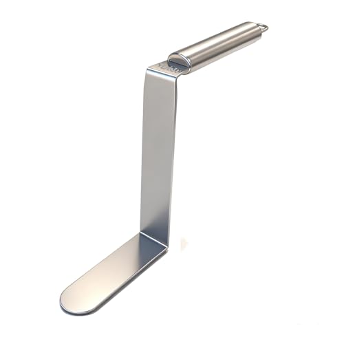 Yizish Icing Spatula Extra High 14 cm, Stainless Steel Angled Offset Spatula Cake DecoratingTool for Cake Ring, Cake Collar, Baking and Decorating
