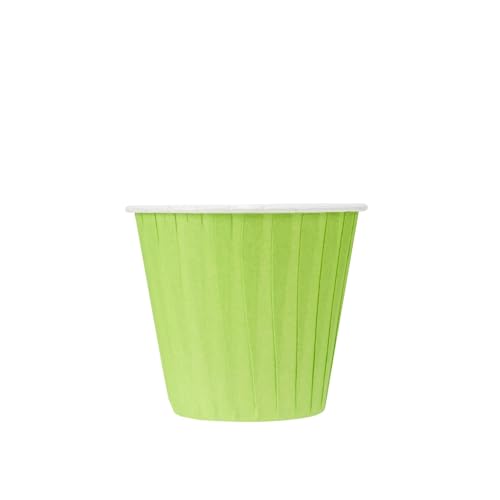 Restaurantware 4 oz Round Green Paper Eco Tall Baking Cup, 200 Pack - color: Eco Green, size: Tall