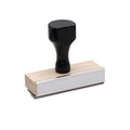 Infusion Traditional Wood Stamp with Black Wood Handle (1" x 3") - size: 1" x 3"