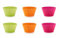 Lekue Big Muffin Cups, Multicolor, Set of 6 - size: Medium