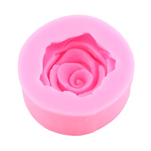 ZiXiang Bloom Rose Flower Silicone Molds Rose Fondant Mold Set of 4 - color: Style G