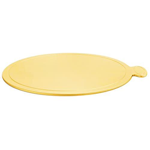 WANBAO 200 Pcs 4 Inch Round Mini Cake Boards Mousse Cupcake Base, Gold 9cm - size: 4 Inch (200 count)