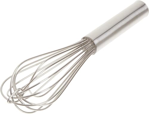 Soro Essentials- 10" Stainless Steel French Whip Whisk with Thick Rigid Wire- Wire Whisk Kitchen Whisk Balloon for Whisking Cooking Beating Blending Stirring Ingredients Mixing Sauces Baking Cake - size: 10 Inch