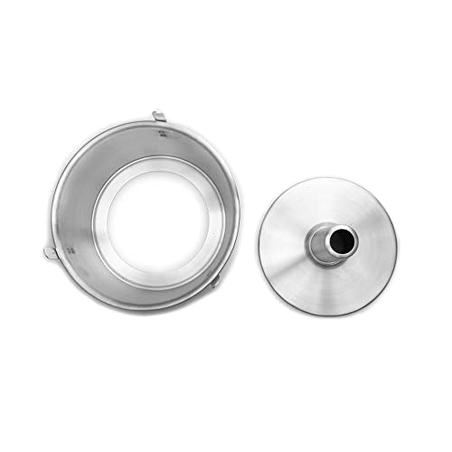 Fox Run Angel Food Cake Pan, Removable Bottom Aluminum 9.75" Reinforced Pan - color: Silver