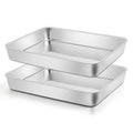 Leonyo 12⅓ x 9¾ x 2 Inch Baking Cake Pans Set of 2, Casseroles Dish Sheet - size: 12⅓ x 9¾IN