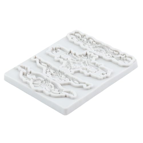 Baroque Style Fondant Mold Curlicues Scroll Lace Silicone Molds